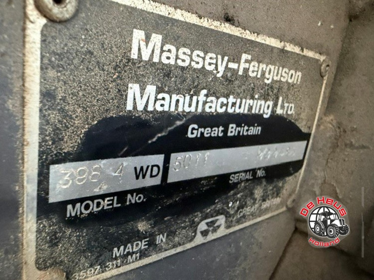 Massey Ferguson MF398T 4wd. (109572)